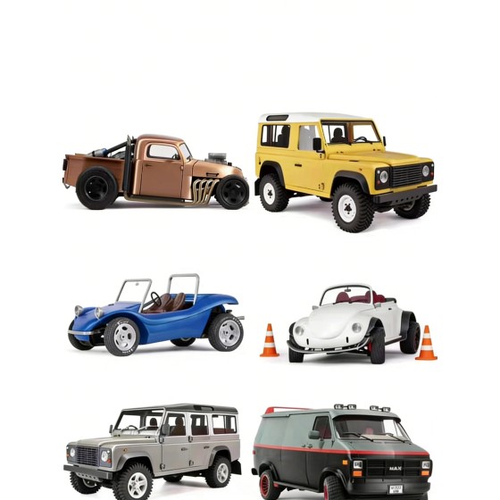 3D Sets RC Car Collection Plans 17 Sets